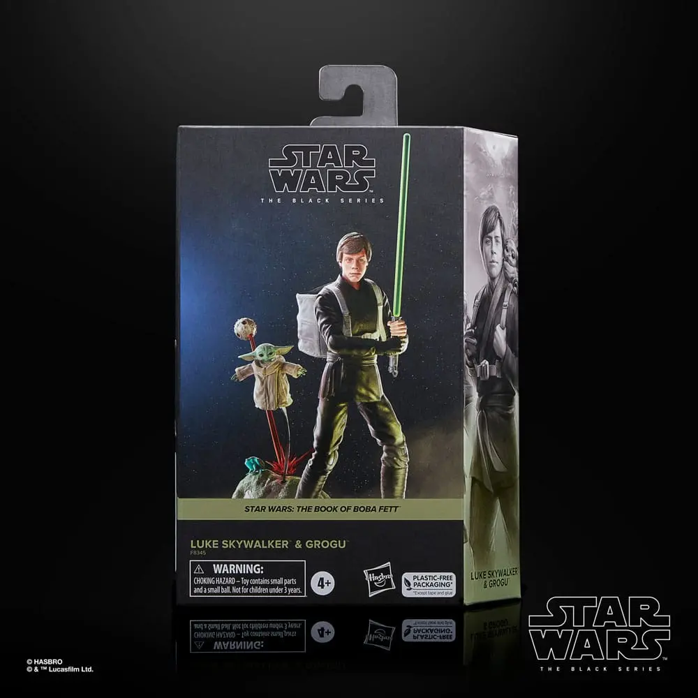 Star Wars: The Book of Boba Fett Black Series Action Figure 2-Pack Luke Skywalker & Grogu 15 cm termékfotó