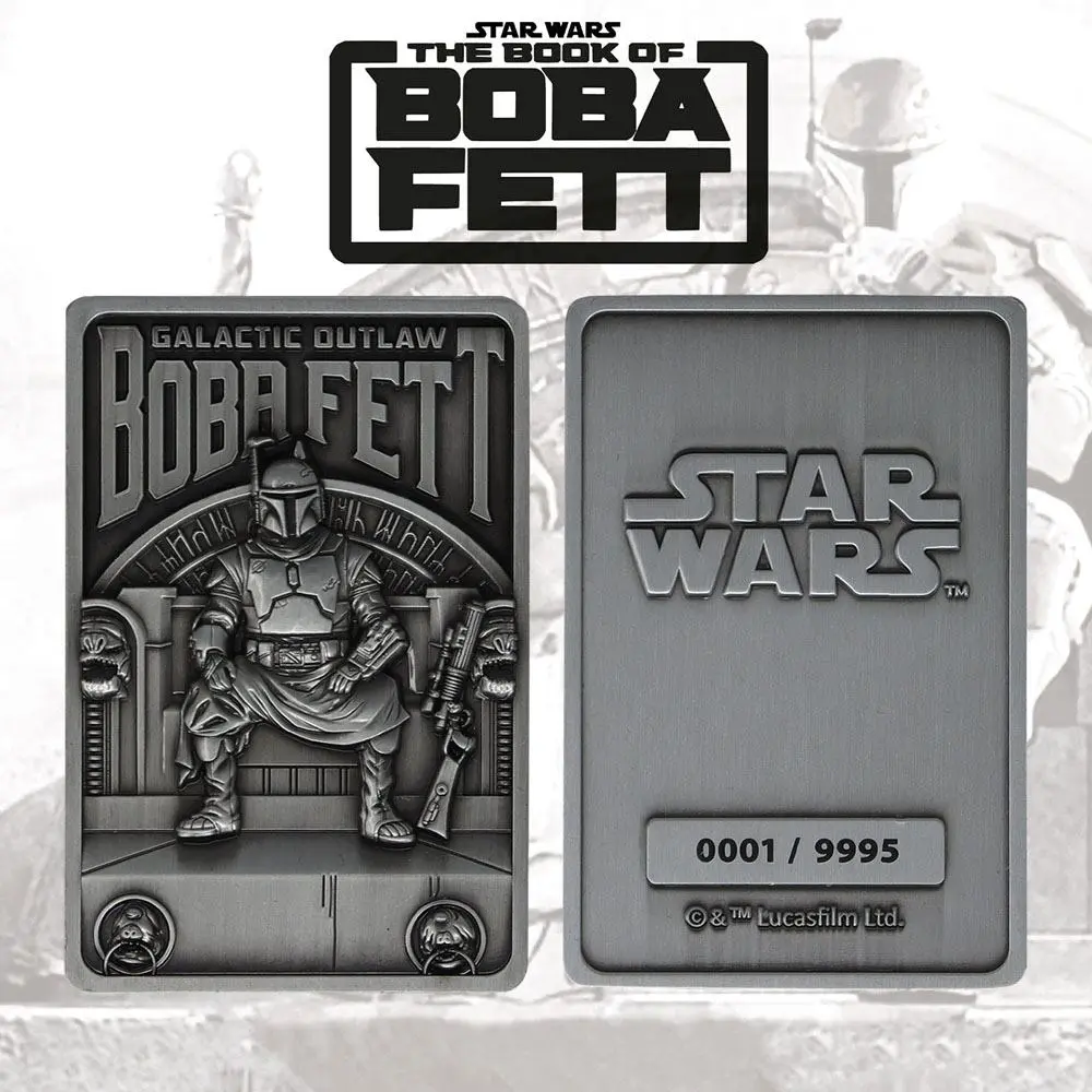 Star Wars The Book of Boba Fett Iconic Scene Collection  Limitált kiadás Ingot termékfotó