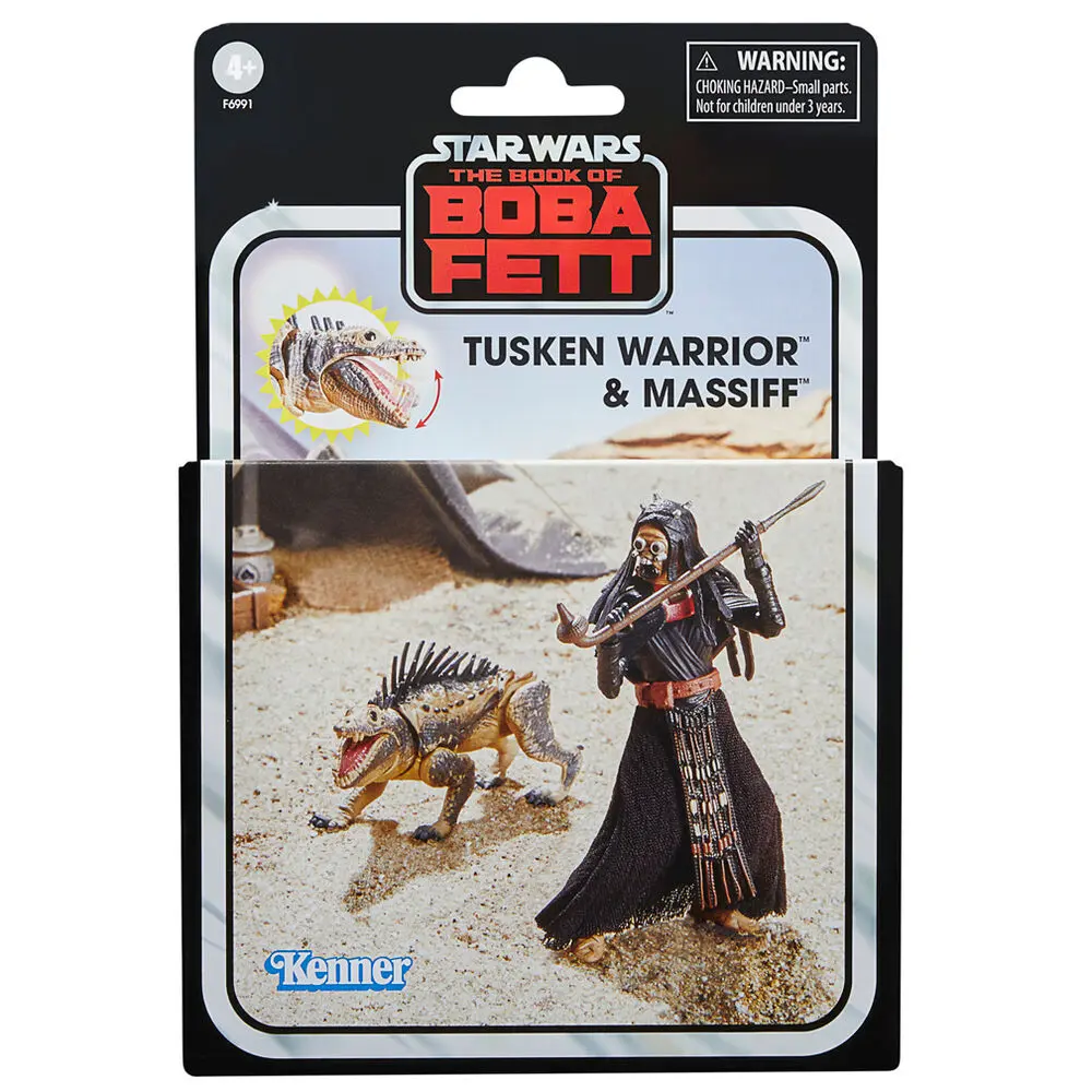 Star Wars The Book of Boba Fett Tusken Warrior & Massiff figurák 9,5cm termékfotó