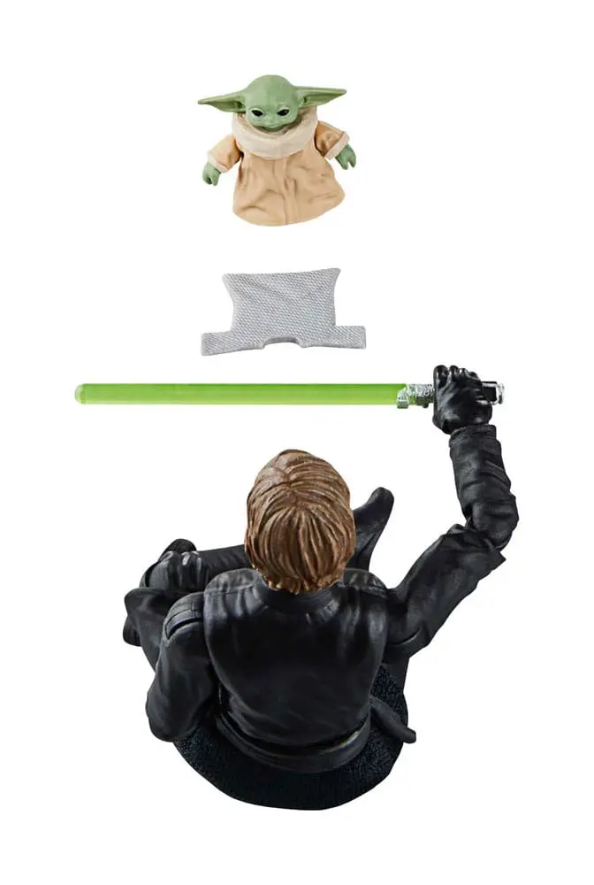 Star Wars: The Book of Boba Fett Vintage Collection Action Figures Luke Skywalker & Grogu 10 cm termékfotó