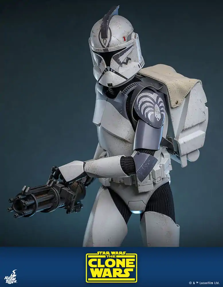 Star Wars The Clone Wars 1/6 104th Battalion Wolfpack Clone Trooper Deluxe Version akciófigura 30 cm termékfotó