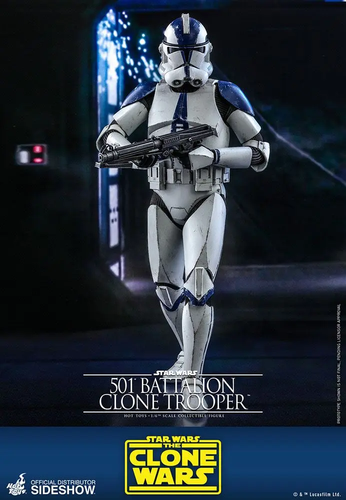 Star Wars The Clone Wars 1/6 501st Battalion Clone Trooper akciófigura 30 cm termékfotó