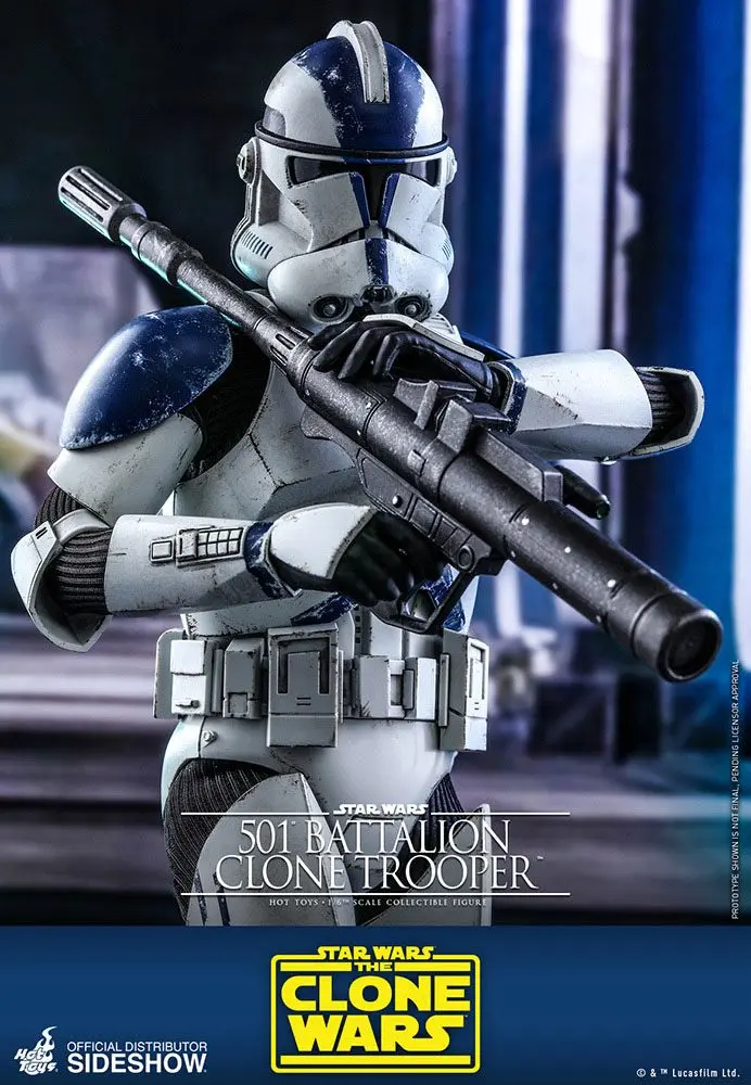 Star Wars The Clone Wars 1/6 501st Battalion Clone Trooper akciófigura 30 cm termékfotó