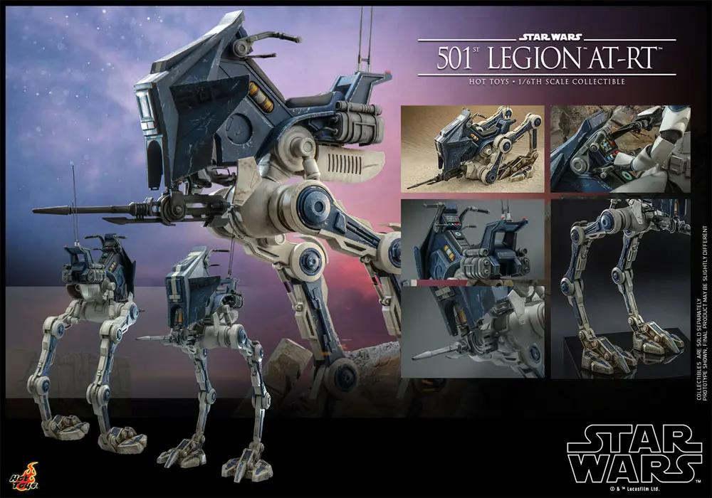 Star Wars The Clone Wars 1/6 501st Legion AT-RT akciófigura 64 cm termékfotó