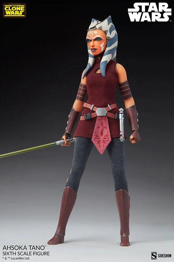 Star Wars The Clone Wars 1/6 Ahsoka Tano akciófigura 27 cm termékfotó