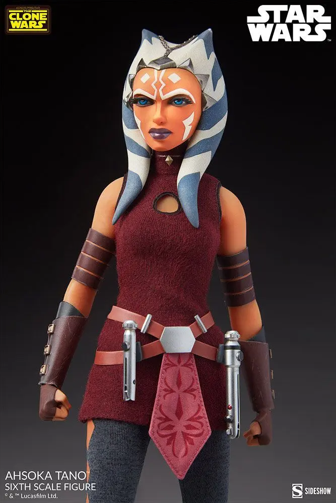 Star Wars The Clone Wars 1/6 Ahsoka Tano akciófigura 27 cm termékfotó