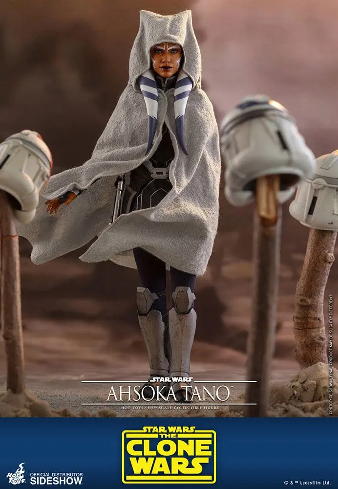 Star Wars The Clone Wars 1/6 Ahsoka Tano akciófigura 29 cm termékfotó