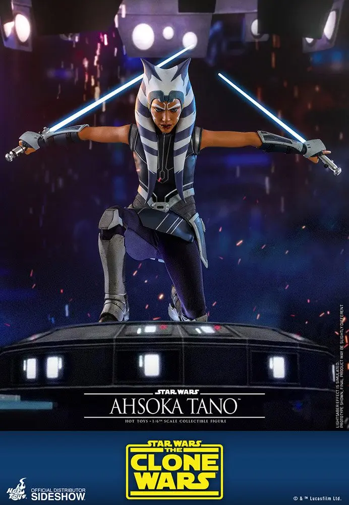 Star Wars The Clone Wars 1/6 Ahsoka Tano akciófigura 29 cm termékfotó