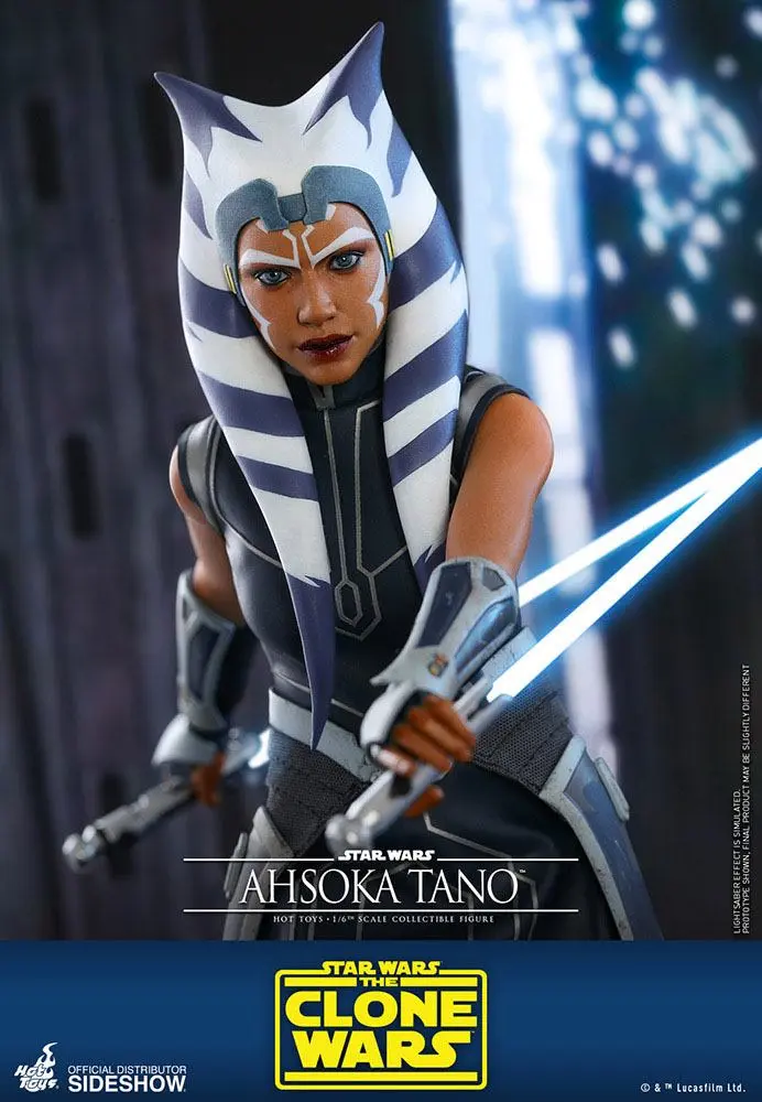 Star Wars The Clone Wars 1/6 Ahsoka Tano akciófigura 29 cm termékfotó