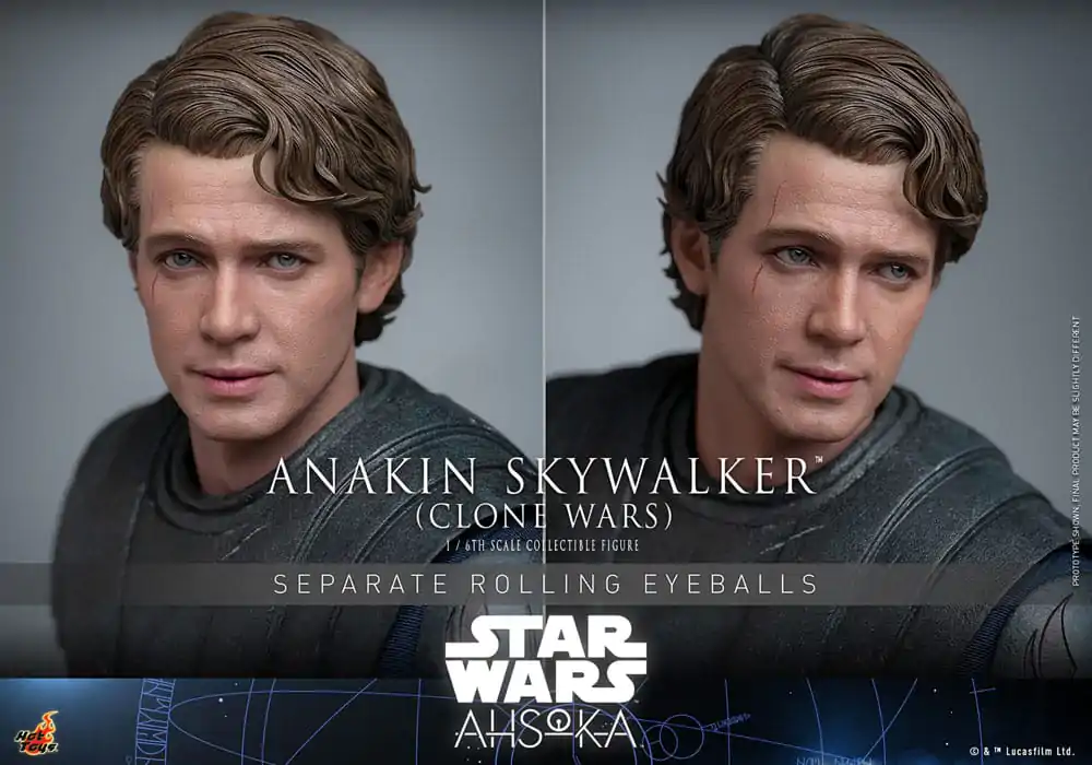 Star Wars: The Clone Wars 1/6 Anakin Skywalker akciófigura 31 cm termékfotó