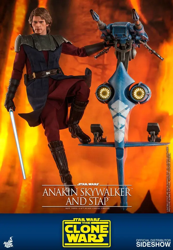 Star Wars The Clone Wars 1/6 Anakin Skywalker & STAP akciófigura 31 cm termékfotó