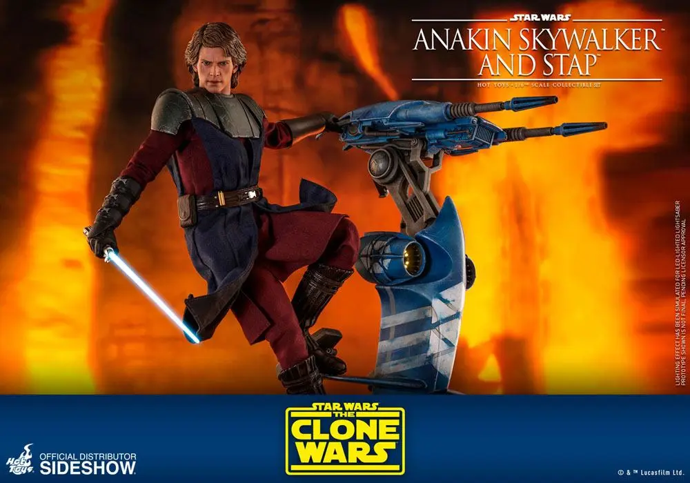 Star Wars The Clone Wars 1/6 Anakin Skywalker & STAP akciófigura 31 cm termékfotó