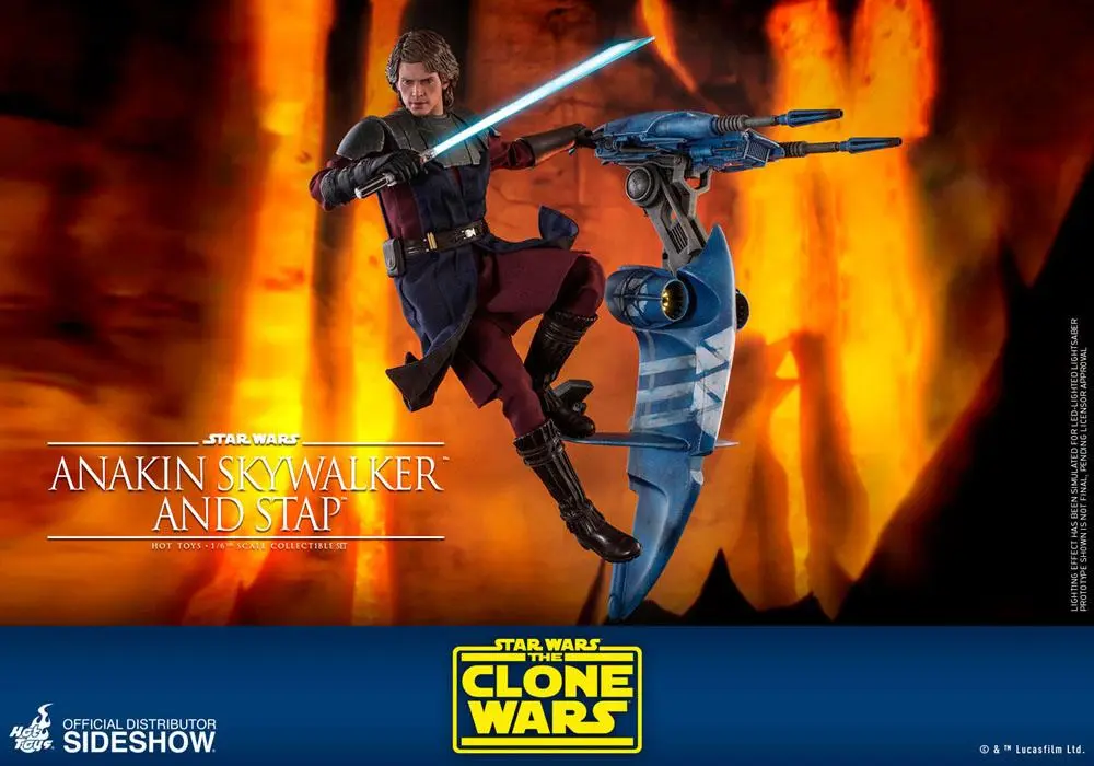 Star Wars The Clone Wars 1/6 Anakin Skywalker & STAP akciófigura 31 cm termékfotó