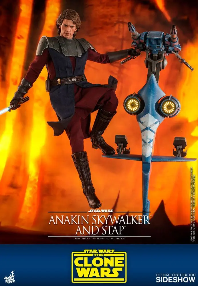 Star Wars The Clone Wars 1/6 Anakin Skywalker & STAP akciófigura 31 cm termékfotó