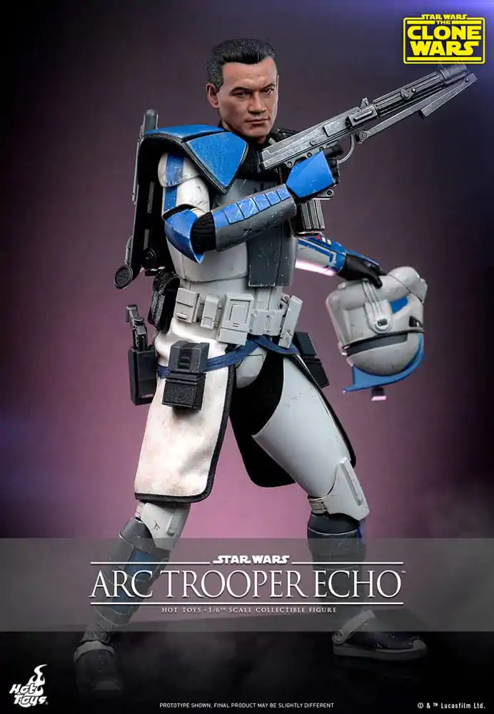 Star Wars: The Clone Wars 1/6 Arc Trooper Echo akciófigura 30 cm termékfotó