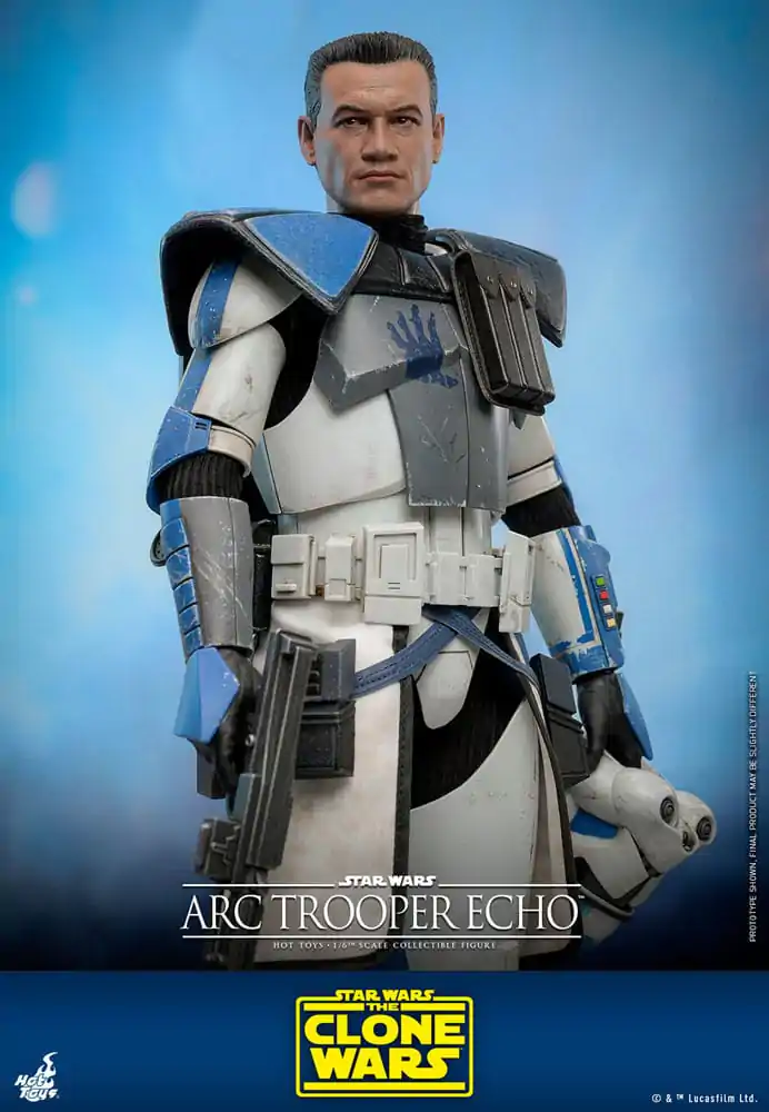 Star Wars: The Clone Wars 1/6 Arc Trooper Echo akciófigura 30 cm termékfotó