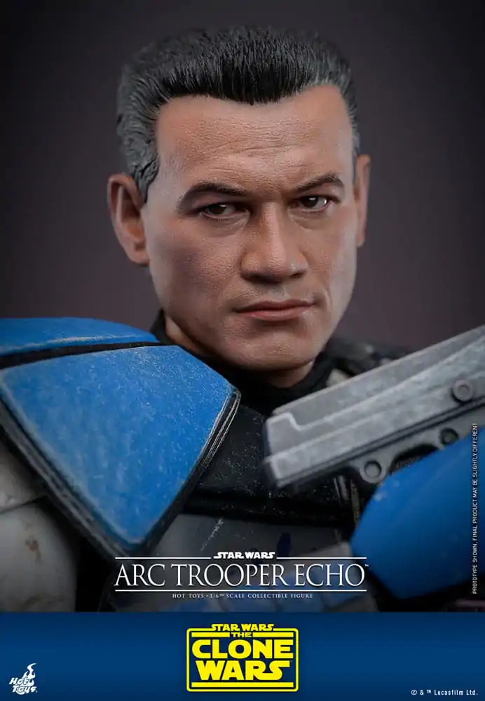 Star Wars: The Clone Wars 1/6 Arc Trooper Echo akciófigura 30 cm termékfotó