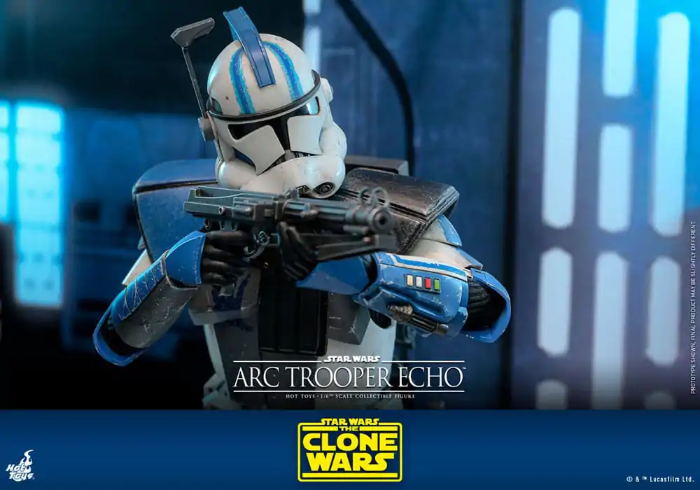 Star Wars: The Clone Wars 1/6 Arc Trooper Echo akciófigura 30 cm termékfotó