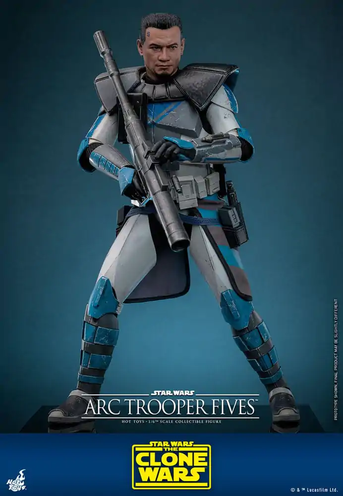 Star Wars: The Clone Wars 1/6 Arc Trooper Fives akciófigura 30 cm termékfotó