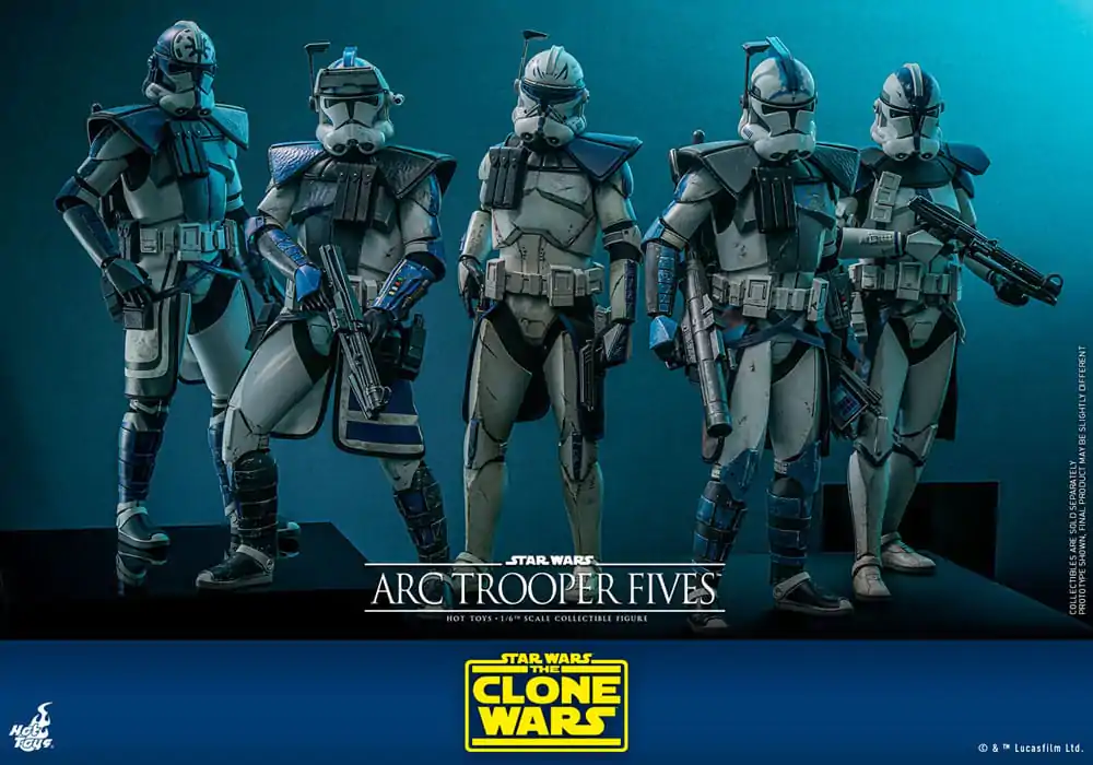 Star Wars: The Clone Wars 1/6 Arc Trooper Fives akciófigura 30 cm termékfotó