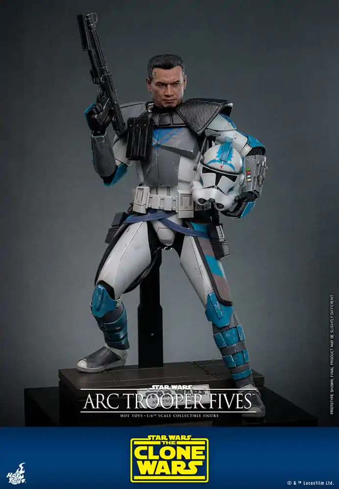 Star Wars: The Clone Wars 1/6 Arc Trooper Fives akciófigura 30 cm termékfotó