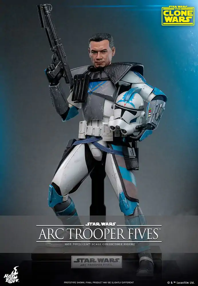 Star Wars: The Clone Wars 1/6 Arc Trooper Fives akciófigura 30 cm termékfotó