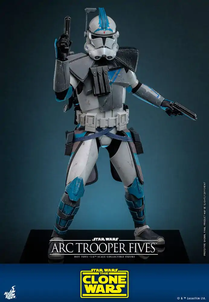 Star Wars: The Clone Wars 1/6 Arc Trooper Fives akciófigura 30 cm termékfotó