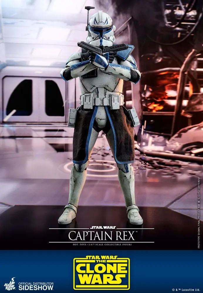 Star Wars The Clone Wars 1/6 Captain Rex akciófigura 30 cm termékfotó