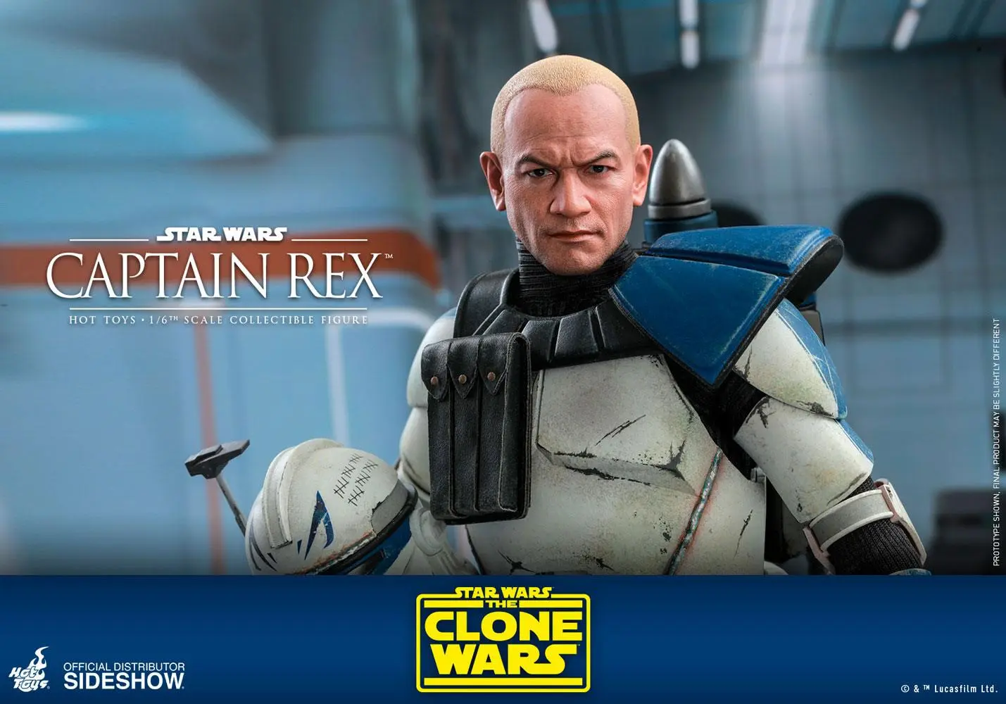 Star Wars The Clone Wars 1/6 Captain Rex akciófigura 30 cm termékfotó