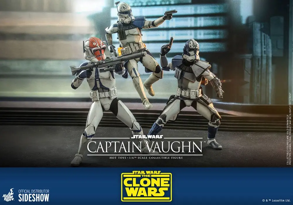 Star Wars The Clone Wars 1/6 Captain Vaughn akciófigura 30 cm termékfotó