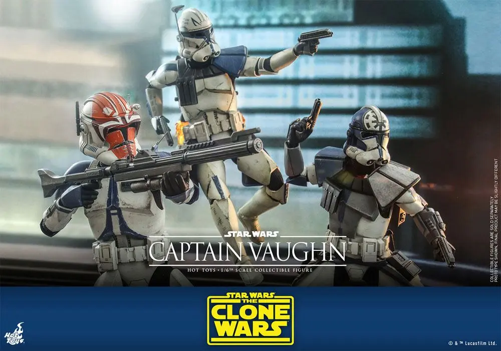 Star Wars The Clone Wars 1/6 Captain Vaughn akciófigura 30 cm termékfotó