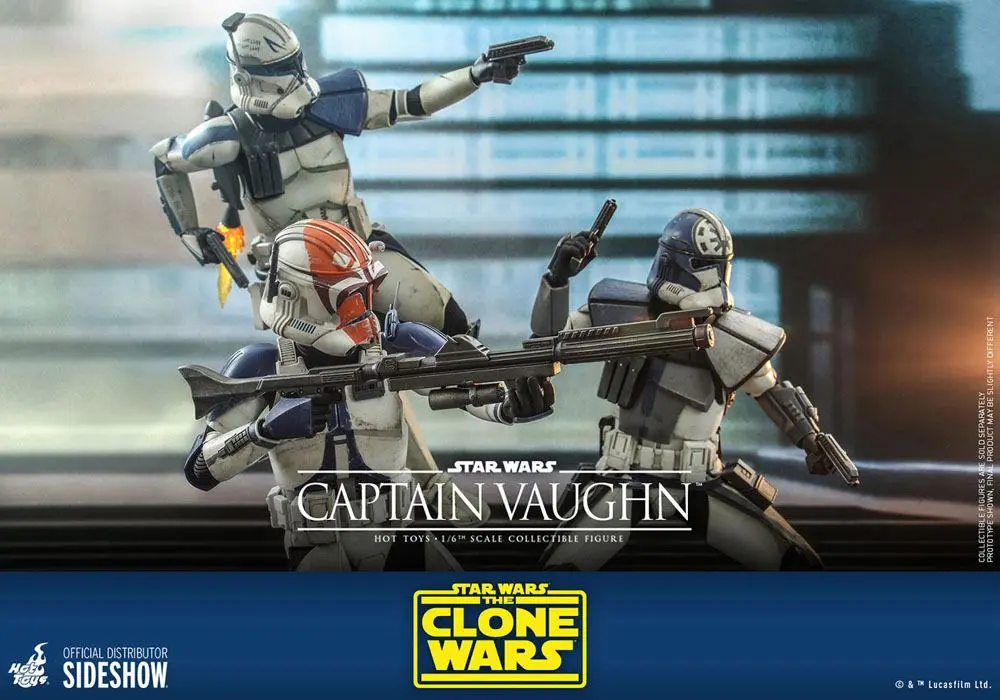 Star Wars The Clone Wars 1/6 Captain Vaughn akciófigura 30 cm termékfotó