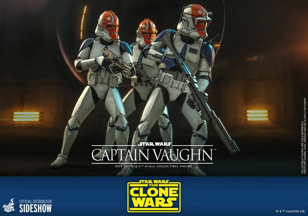 Star Wars The Clone Wars 1/6 Captain Vaughn akciófigura 30 cm termékfotó