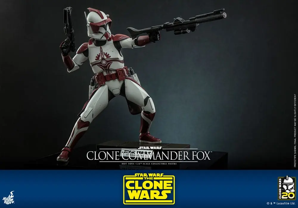Star Wars: The Clone Wars 1/6 Clone Commander Fox akciófigura 30 cm termékfotó