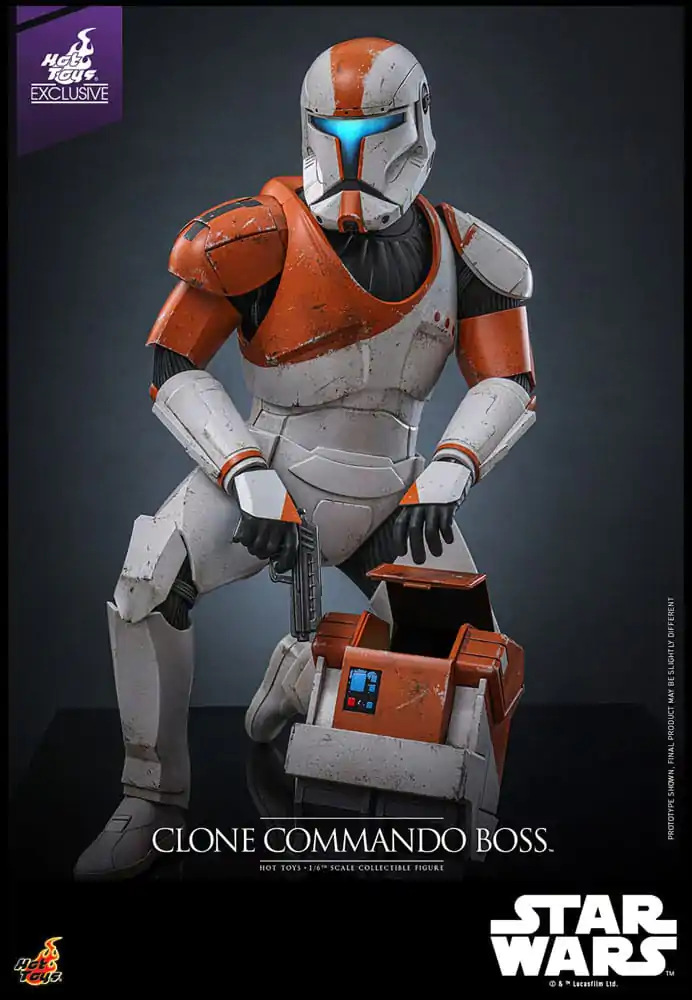 Star Wars: The Clone Wars 1/6 Clone Commando Boss Hot Toys Exkluzív akciófigura 30 cm termékfotó
