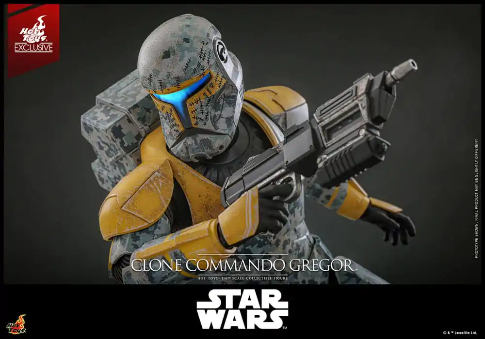 Star Wars: The Clone Wars 1/6 Clone Commando Gregor Hot Toys Exkluzív akciófigura 30 cm termékfotó