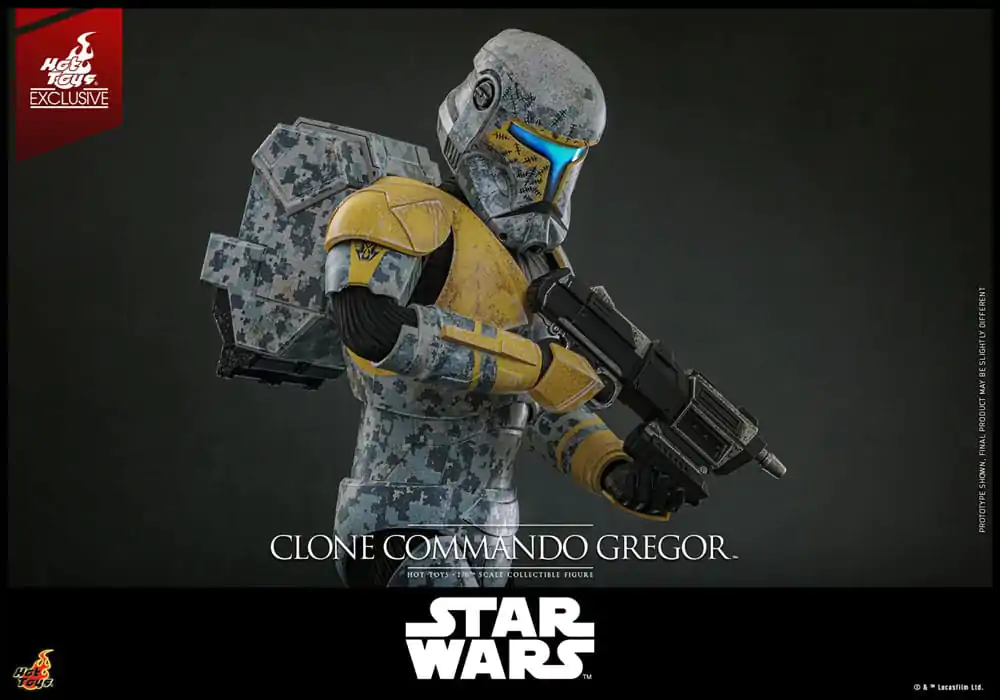 Star Wars: The Clone Wars 1/6 Clone Commando Gregor Hot Toys Exkluzív akciófigura 30 cm termékfotó