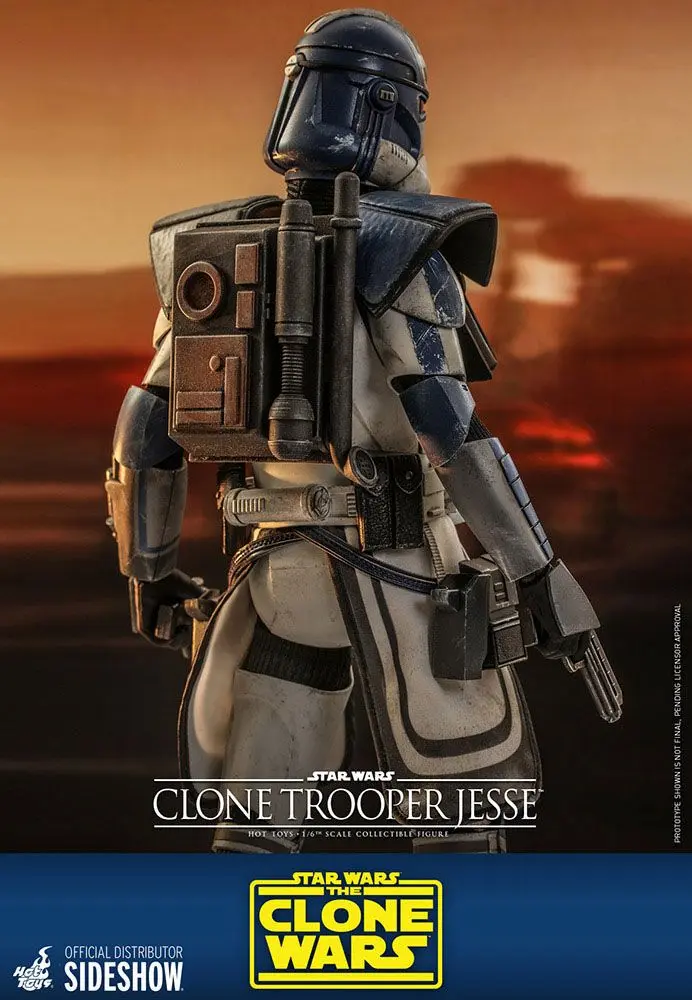 Star Wars The Clone Wars 1/6 Clone Trooper Jesse akciófigura 30 cm termékfotó