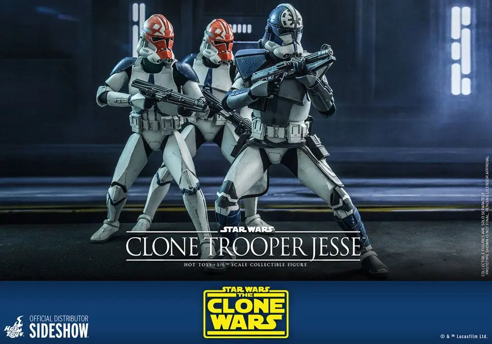 Star Wars The Clone Wars 1/6 Clone Trooper Jesse akciófigura 30 cm termékfotó