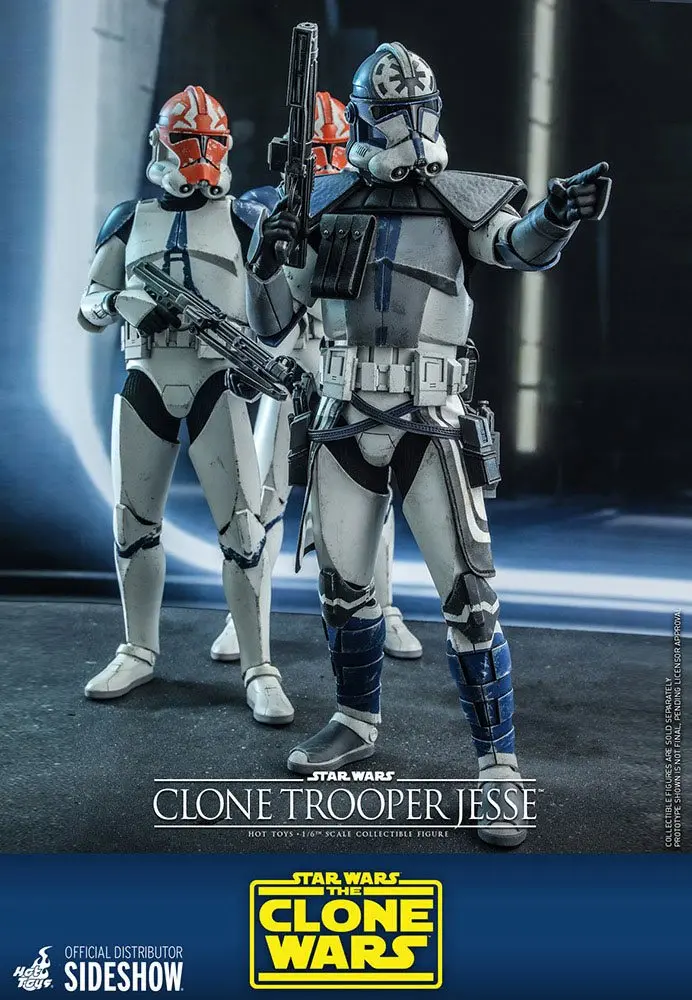 Star Wars The Clone Wars 1/6 Clone Trooper Jesse akciófigura 30 cm termékfotó