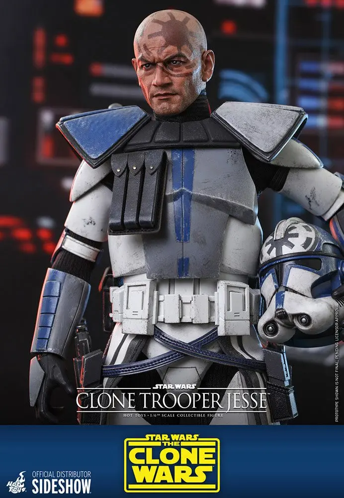 Star Wars The Clone Wars 1/6 Clone Trooper Jesse akciófigura 30 cm termékfotó