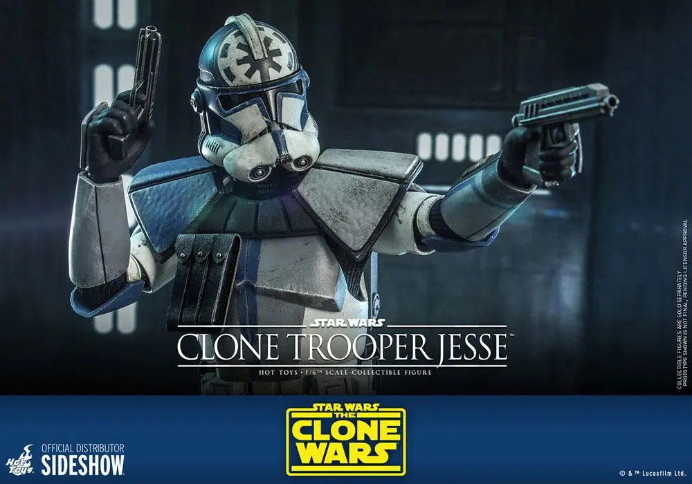 Star Wars The Clone Wars 1/6 Clone Trooper Jesse akciófigura 30 cm termékfotó