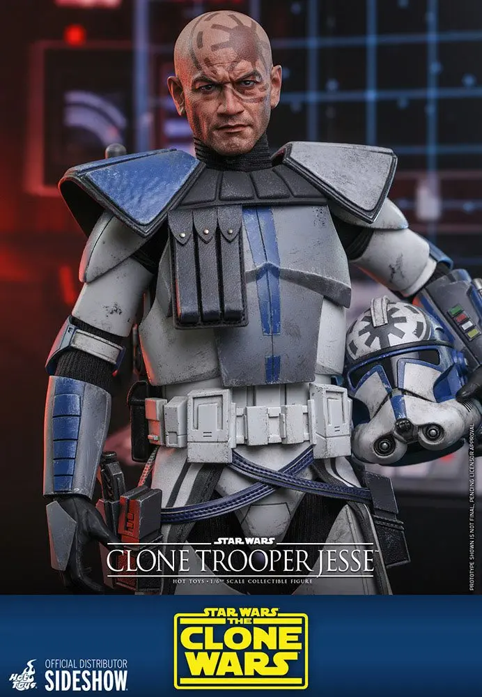 Star Wars The Clone Wars 1/6 Clone Trooper Jesse akciófigura 30 cm termékfotó