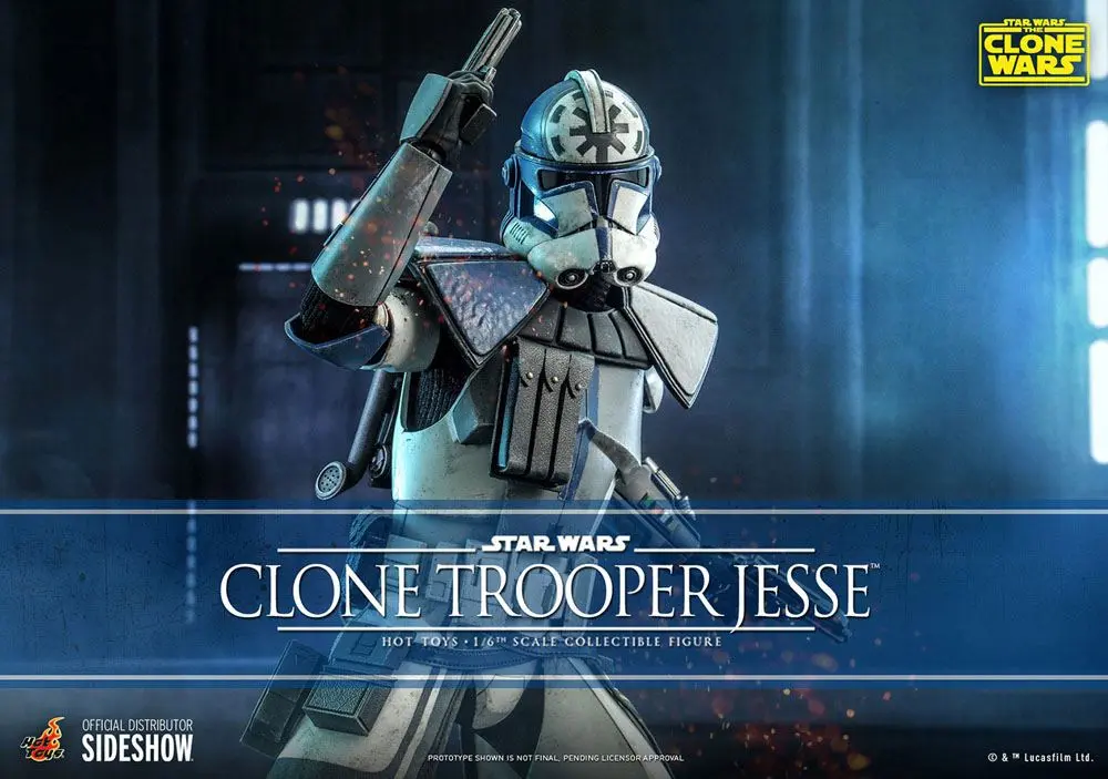 Star Wars The Clone Wars 1/6 Clone Trooper Jesse akciófigura 30 cm termékfotó