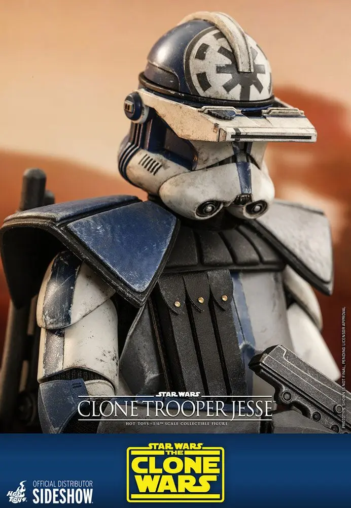 Star Wars The Clone Wars 1/6 Clone Trooper Jesse akciófigura 30 cm termékfotó