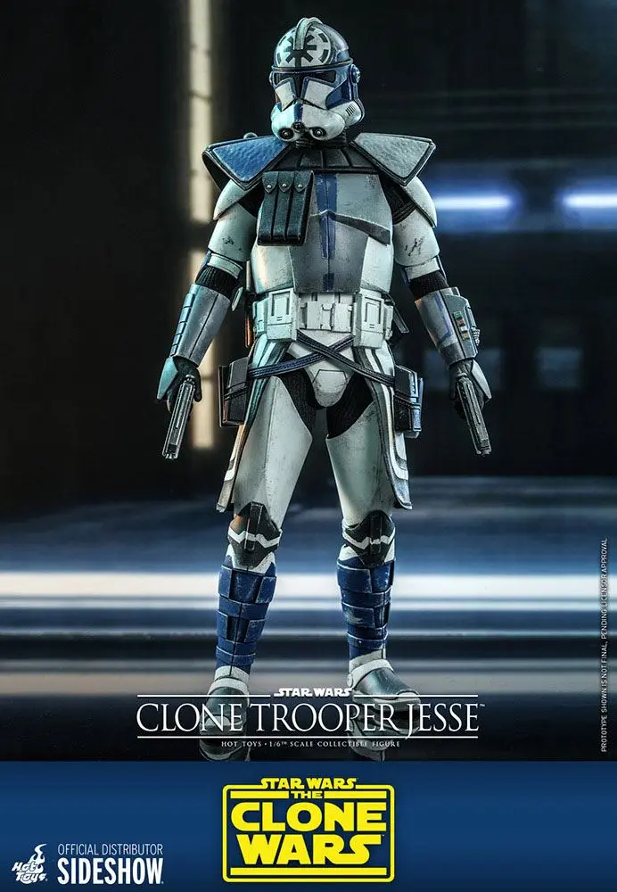 Star Wars The Clone Wars 1/6 Clone Trooper Jesse akciófigura 30 cm termékfotó