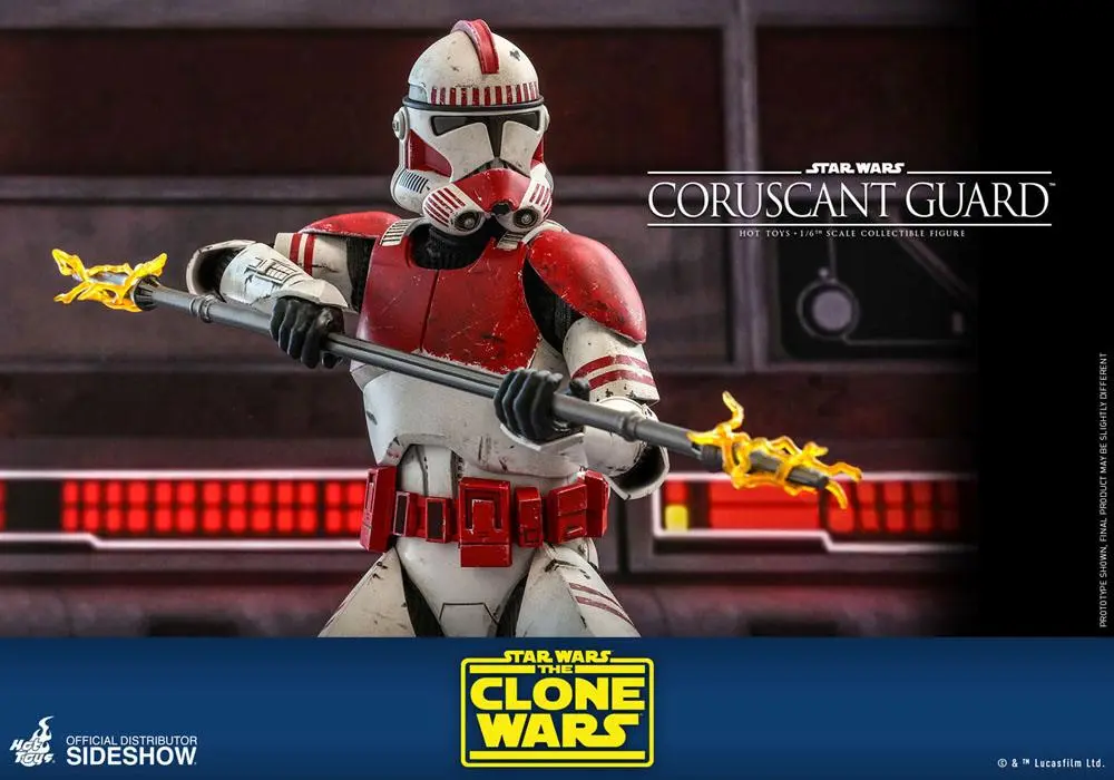Star Wars The Clone Wars 1/6 Coruscant Guard akciófigura 30 cm termékfotó