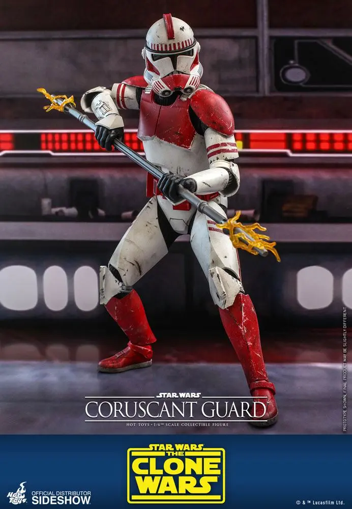 Star Wars The Clone Wars 1/6 Coruscant Guard akciófigura 30 cm termékfotó