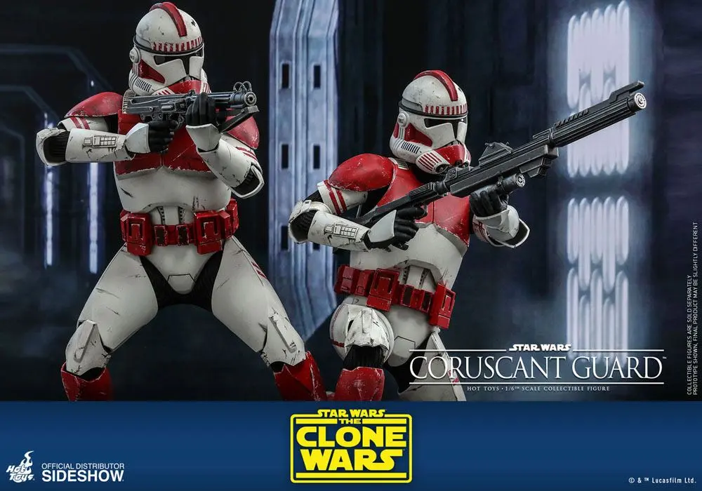 Star Wars The Clone Wars 1/6 Coruscant Guard akciófigura 30 cm termékfotó