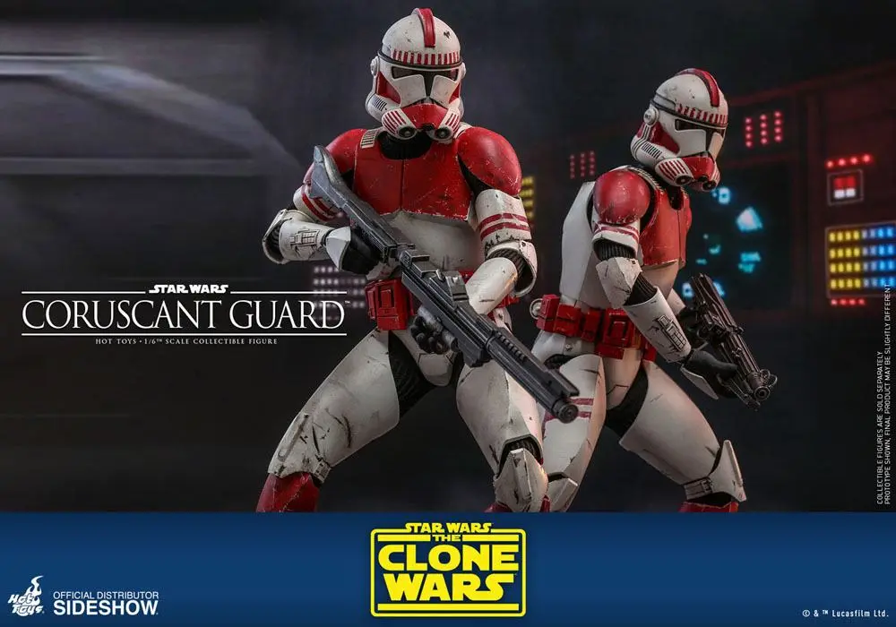 Star Wars The Clone Wars 1/6 Coruscant Guard akciófigura 30 cm termékfotó